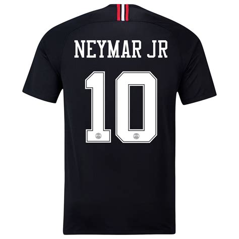 La impresión y el número de estas camisetas mantendrán el estilo original y no te decepcionarán. NEYMAR JR Camiseta PSG Jordan Negra 2018-2019 Versión ...