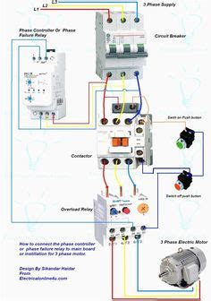 Contactor Wiring Guide For 3 Phase Motor With Circuit ...