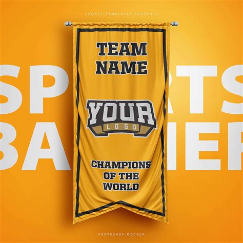 Sports Banners And Rafters Template Pack Sports Templates