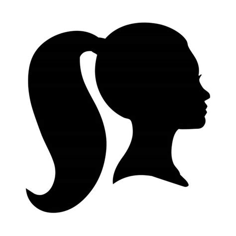 Ponytail Hair Silhouette Stock Photos Pictures And Royalty Free Images