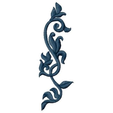 Free Ivy Border Embroidery Design