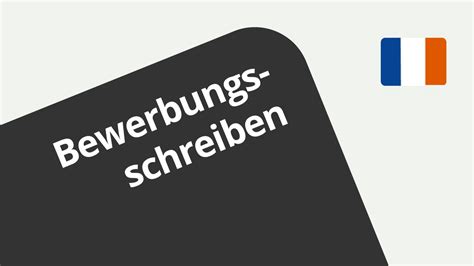 Bewerbung auf französisch, anschreiben und lebenslauf downloaden. Bewerbung: Anschreiben auf Französisch | Französisch ...