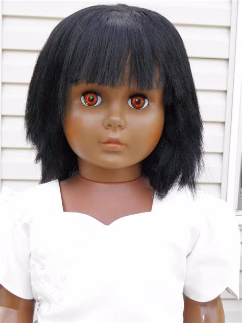 rare vintage african american black 36 inch companion doll patty play pal type african