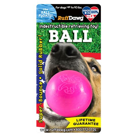 Ruff Dawg Indestructible Ball Dog Toy Medium Assorted 25″ X 25″ X 25