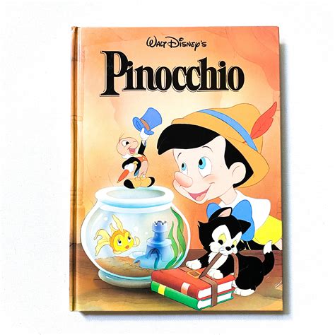 Vintage Disney Pinocchio Book Disney Classic Series Twin Etsy Uk