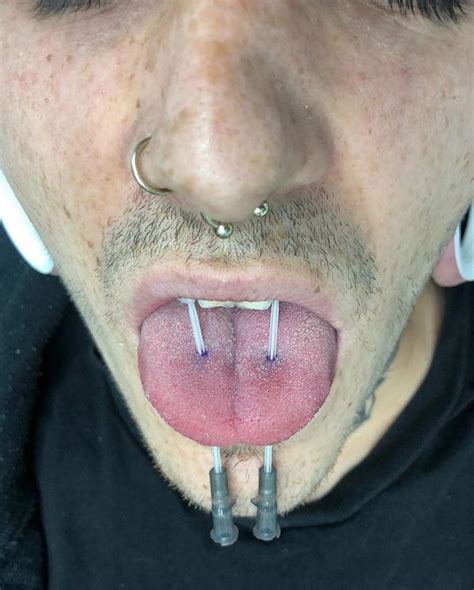 Double Tongue Piercing 50 Ideas And Complete Guide Rightpiercing
