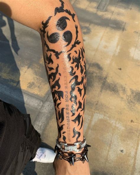 Sasuke Curse Mark Tattoo Hand Tattoos For Guys Mark Tattoo Tattoos