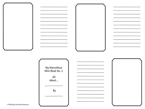 Booklet Free Printable Mini Book Template Printable Templates