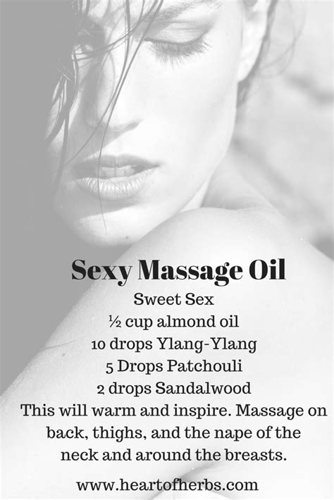 Diy Sensual Massage Oil Recipe