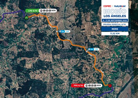 Mapas Del Rally BiobÍo Los Ángeles Copec I Rallymobil™