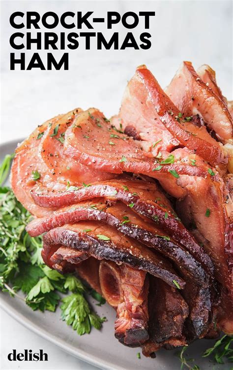 Sometimes we'll have it for sunday dinners whether it's easter, thanksgiving, or christmas, i can count on enjoying my aunt georgie's crock pot brown sugar pineapple ham. Crock-Pot Brown Sugar Glazed Ham | Recipe | Ham dinner ...