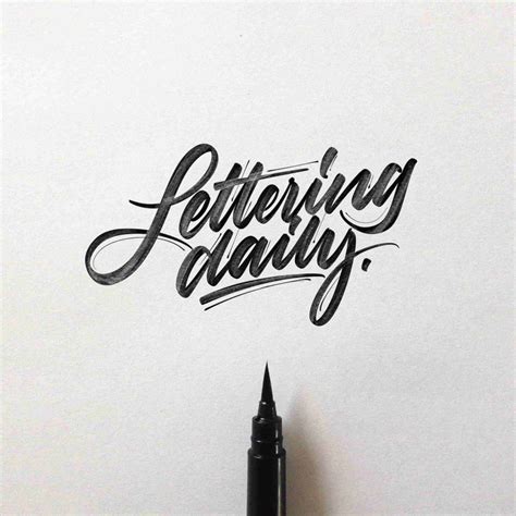 There is no right or wrong result! David Milan, hand lettering interview | Lettering Daily