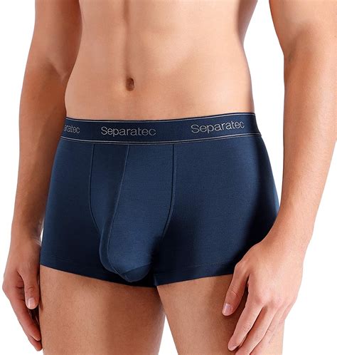 separatec men s underwear comfort soft micro modal trunks with dual pouch 3 pack ebay