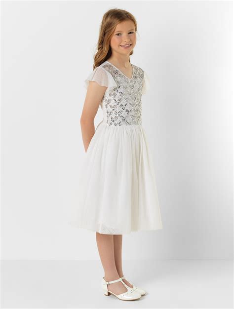 girls ivory prom dress ivory flower girl dress eloquence collection millie