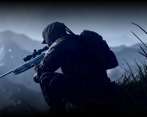 Battlefield 4 Soldier Sniper Wallpaper 1280x1024 Resolution