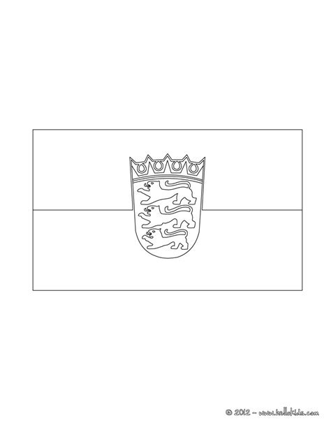 Bundesland niedersachsen mit niedersachsenflagge (bzw. Dibujos para colorear bandera de baden - es.hellokids.com