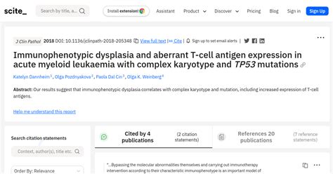Immunophenotypic Dysplasia And Aberrant T Cell Antigen Expression In
