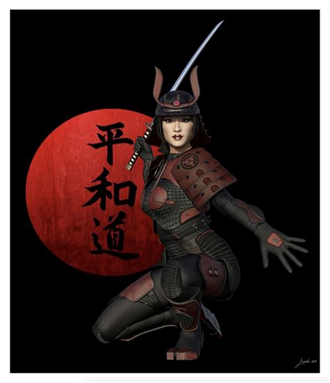 Bushido was the code of conduct for japan's warrior classes from perhaps as early as the eighth century through modern times. SAMURAI BUSHIDO WARRIOR 3D Rendering | RenderHub Gallery