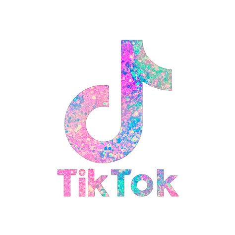 Ftestickers Glitter Sparkle Tiktok Tiktoklogo Hd Png Download