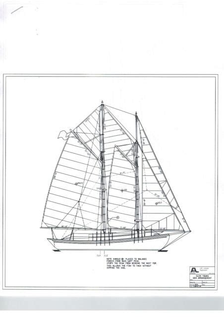 38 Foot Twin Masted Gaff Rig Wooden Schooner Project Partially