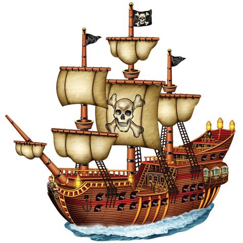 Pirate Ship Cartoon Clipart Best