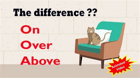 Above Or Over What Is The Difference English Grammar Lesson Above