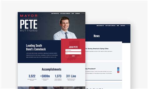Political Campaign Website Design