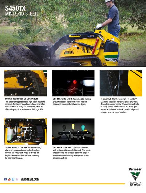 Vermeer S450tx Mini Skid Steer Built To Last