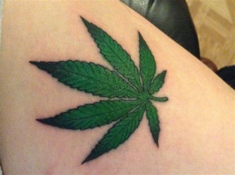 22 Best Weed Leaf Tattoos Images On Pinterest Leaf Tattoos Weed
