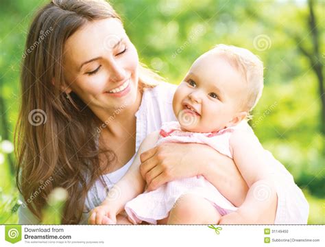 Mother And Baby outdoor stock photo. Image of care, female - 31149450