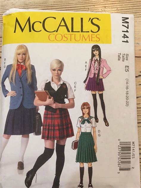 Beginner Pdf Cosplay Seifuku Japanese School Girl Uniform Sewing