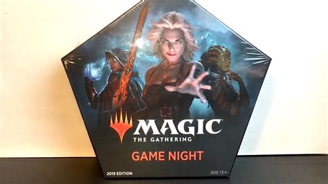 Magic The Gathering Game Night 2019 Set Unboxing Collectible Trading