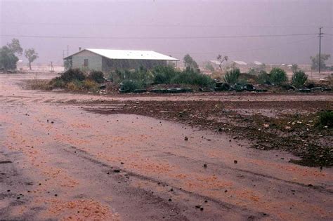 Heavy Rain In Kintore Walungurru Kintore Region Northern