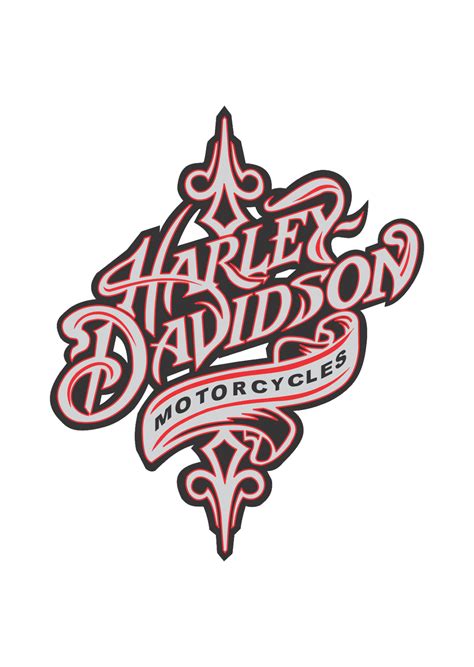 Harley Davidson Motorcycles Logo Vector Motorcycle Company With