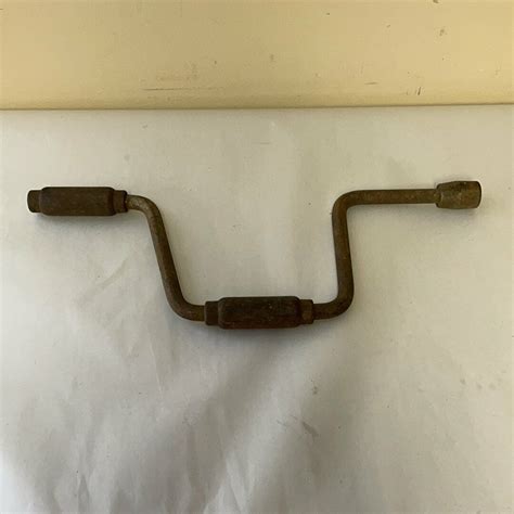 Vintage Tools Ratcheting Hand Drill Auger Bit Brace Woodworking Tool Metal Handl Ebay