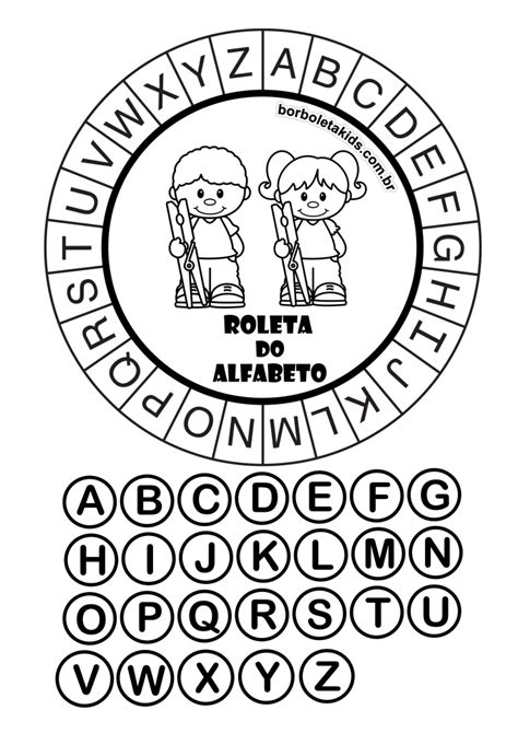 atividades com o alfabeto para educação infantil
