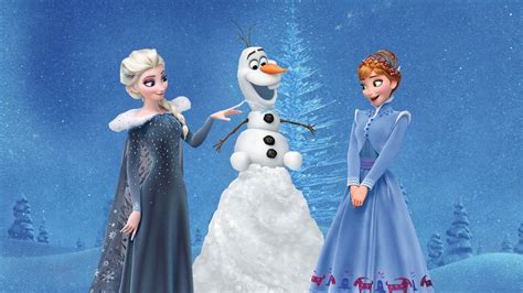 Olafs Frozen Adventure Anna Elsa Wallpapers Hd Wallpapers Id