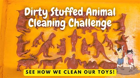 Dirty Stuffed Animal Cleaning Challenge See How We Clean Our Toys