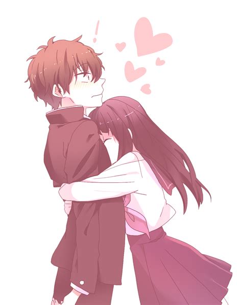 Anime Couple Pink Vector Transparent Png Png Play
