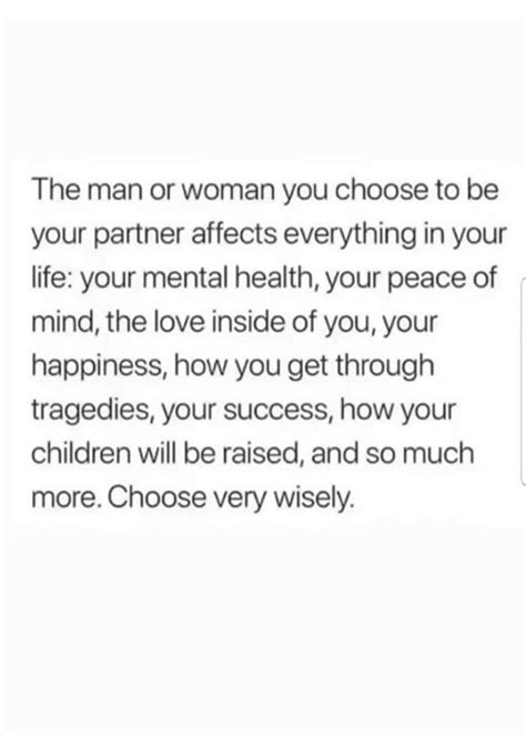 Choose Your Partner Wisely Quote Partner Quotes Words Quotes Life