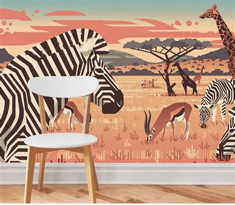 Custom Mural 3d Photo Wallpaper Hand Painted Grassland Landscape Living