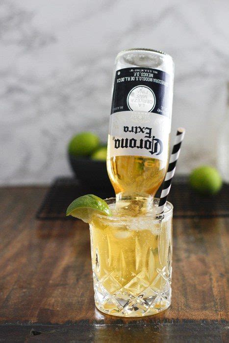 Frozen Margarita Corona Drink Upside Down Corona