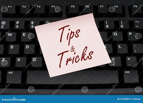 Tips And Tricks Stock Photo Image Of Technology Tips 21340816