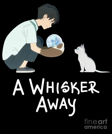 Retro Art Anime A Whisker Away Kento Hinode Mask Seller Drawing By