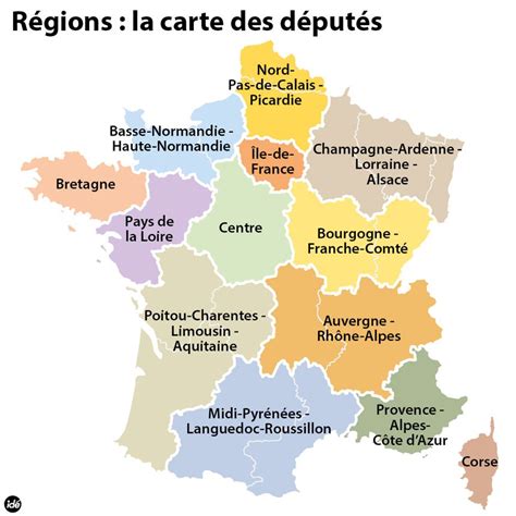 Décrypter 81 imagen carte des regions françaises fr thptnganamst edu vn