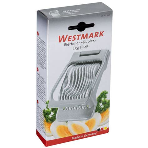 Westmark Duplex Egg Slicer Stainless Steel Wires Food Slicer Round Oval