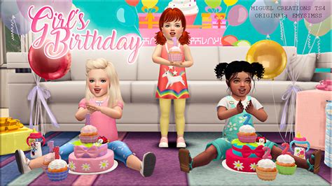 Miguel Creations Ts4 Sims 4 Game Mods Sims 4 Mods Birthday Thanks