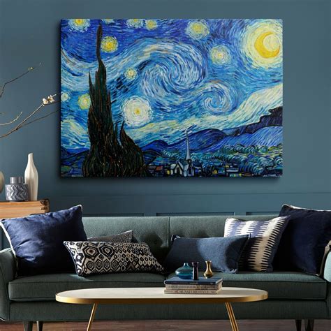 Kanvas Duvar Tablosu Starry Night Yıldızlı Gece Tekli Canvas Tablo Hp152 Çok Renklİ 70100 Cm