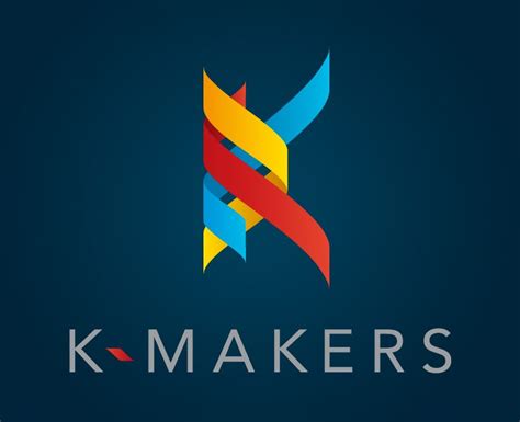 K Makers 30 Cool One Letter Logo Designs Design And Idea Pinterest