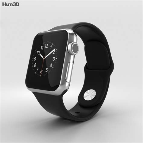 Submissions must be about apple watch or apple watch related accessories/topics. Apple Watch 38mm Stainless Steel Case Black Sport Band 3D ...